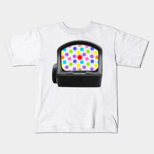 Polka Red Dot without words Kids T-Shirt